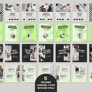 Instagram Carousel Set Social Media Manager Templates Instagram Marketing Bundle Professional Template Collection Social Media Content Creator Pack Digital Brand Resource Kit Story Post Template Set Business Profile Enhancement Complete Marketing Collection Commercial License Package