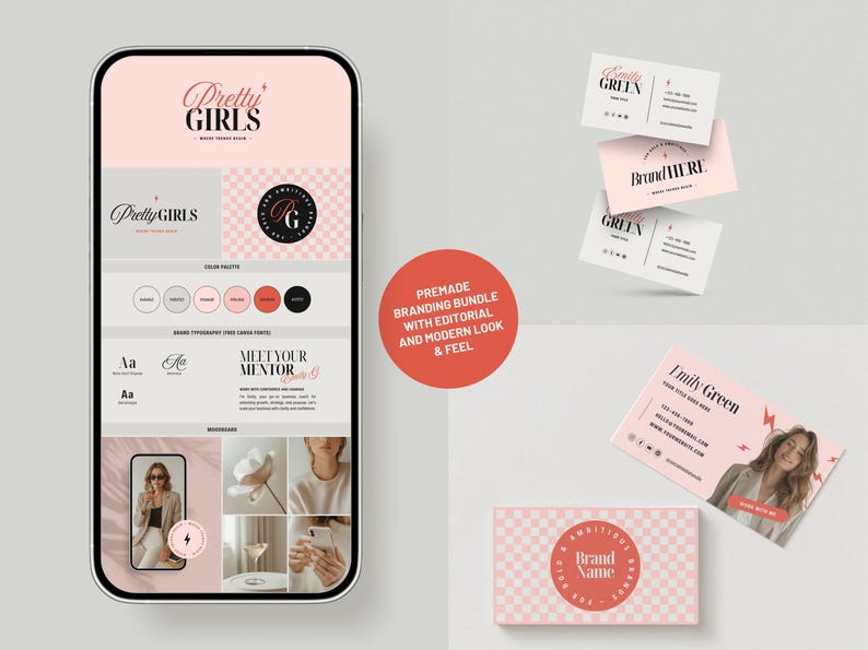 digital branding kit, kit template bundle, bundle brand design, design business card, card template collection, collection modern style, style brand identity, identity package design, design editorial branding, branding feminine aesthetic, aesthetic minimal design, design professional logo, elegant branding template, template logo design, design brand package, package business brand
