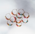 DIY Drink Charm Kit: Alphabet Beads, Gold Hoops Add-On