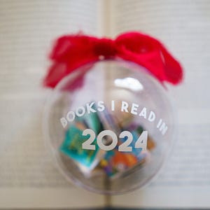 Book Ornament | Mini Book Christmas Ornament | Book Lover Gift | Mini Book Gift | Reader Gift | Stocking Stuffer | Goodreads Gift