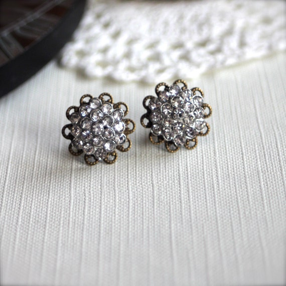 Items similar to Wedding Jewelry Bridesmaid Earrings. A Vintage Style