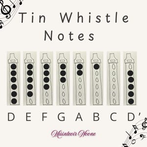 tonydixon　ティンホイッスル　楽譜セット Tin whistle sheet music - Etsy 日本