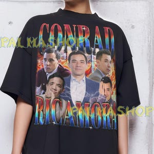Chemise vintage CONRAD RICAMORA, t-shirt hommage Conrad Ricamora, t-shirts de fan Conrad Ricamora, pull Conrad Ricamora rétro 90, cadeau Ricamora #tpc