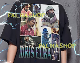 Idris Elba Retro Shirt, Elba Homage Shirt, Idris Elba Fan Tees, Idris Elba Retro 90s Sweater, The Wire Idris Elba Nelson Mandela Gift #saf