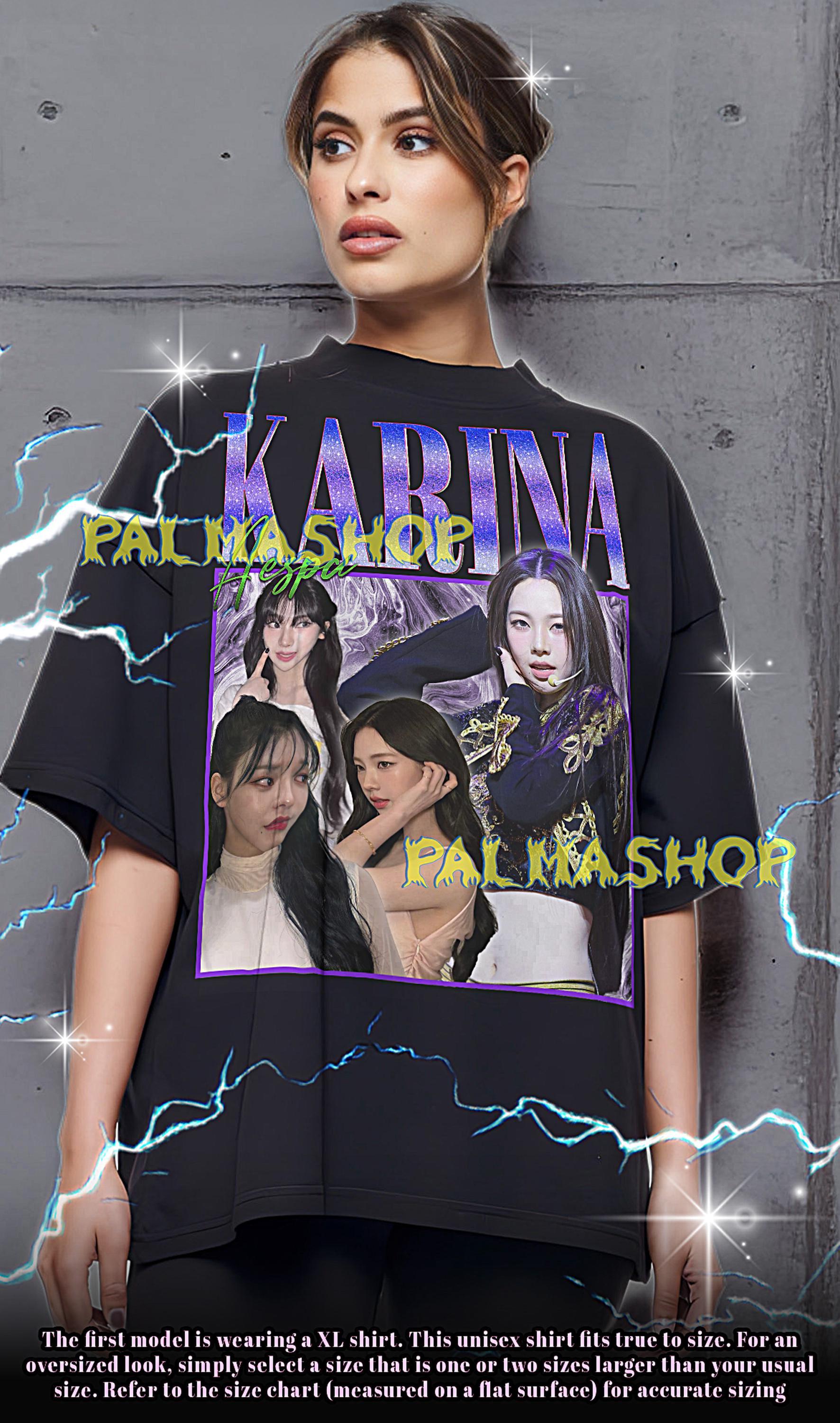 KARINA Aespa Retro Shirt, KARINA Vintage Shirt, Karina Kpop Tshirt