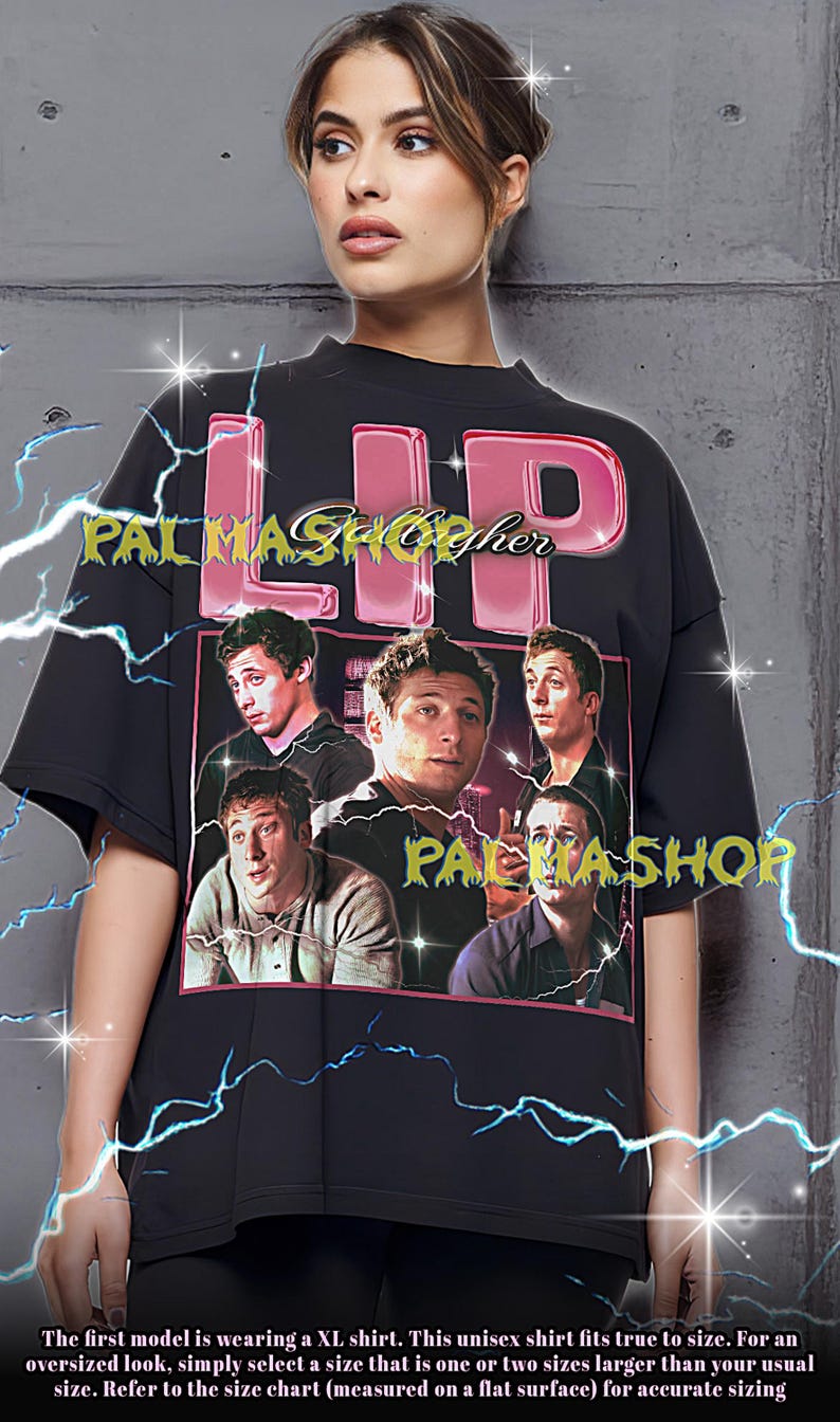 Camiseta de Lip Gallagher, camiseta vintage de Lip Gallagher, suéter de Phillip Ronan con Lip Gallagher de los 90, drama descarado, Jeremy Allen White #saf imagen 1