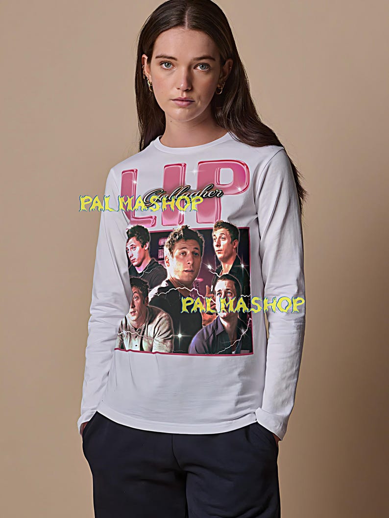 Camiseta de Lip Gallagher, camiseta vintage de Lip Gallagher, suéter de Phillip Ronan con Lip Gallagher de los 90, drama descarado, Jeremy Allen White #saf imagen 3