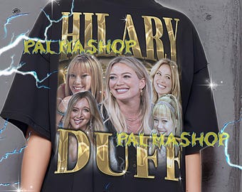 HILARY DUFF Vintage Shirt, Hilary Duff Homage Tshirt, Hilary Duff Fan Tees, Hilary Duff Retro 90s Sweater, Hilary Duff Merch Gift #tpc