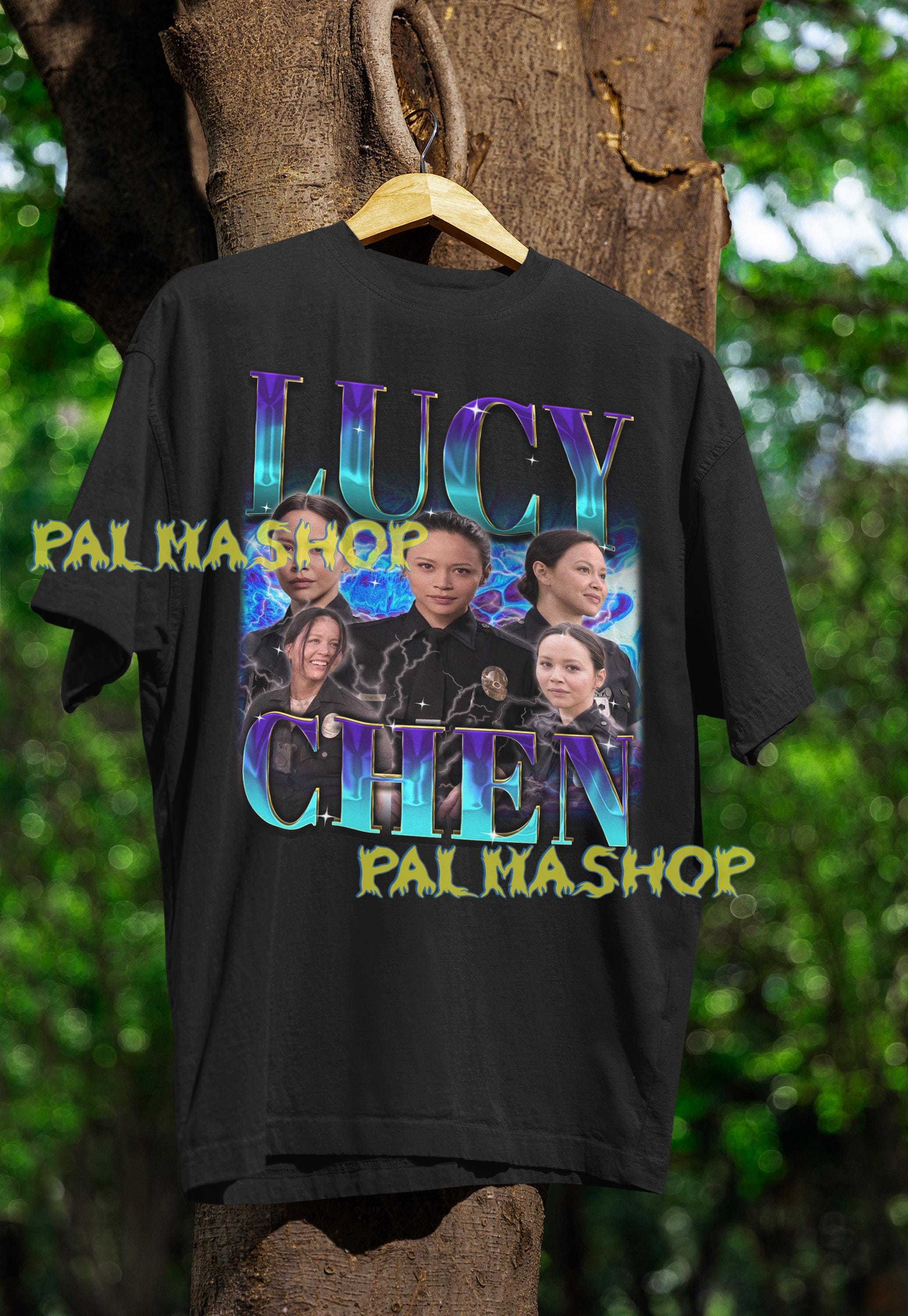 T-shirt Lucy XS Bleu Avec Motif Floral - Occasion Très Bon état