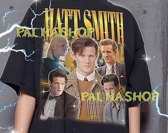 Koszulka MATT SMITH, Koszulka Matt Smith Vintage, Koszulki dla fanów Matt Smith, Sweter Matt Smith Retro z lat 90., Prezent od Matt Smith Merch #ari