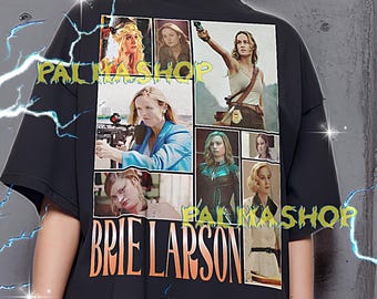 BRIE LARSON Vintage Shirt, Brie Larson Homage Tshirt, Brie Larson Fan Tees, Brie Larson Retro 90s Sweater, Brie Larson Merch Gift #saf