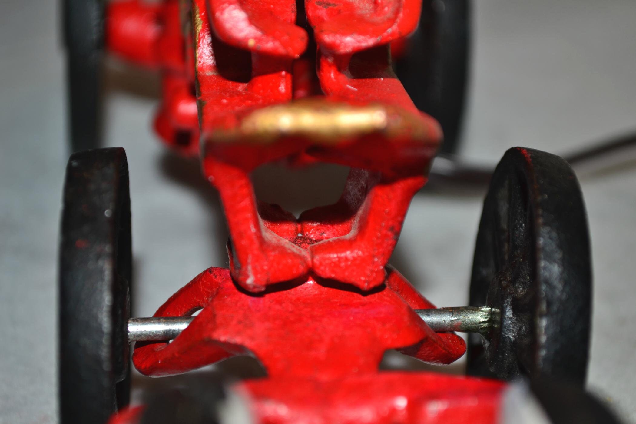 Unique Vintage Antique Cast Iron Firetruck With Removable - Etsy