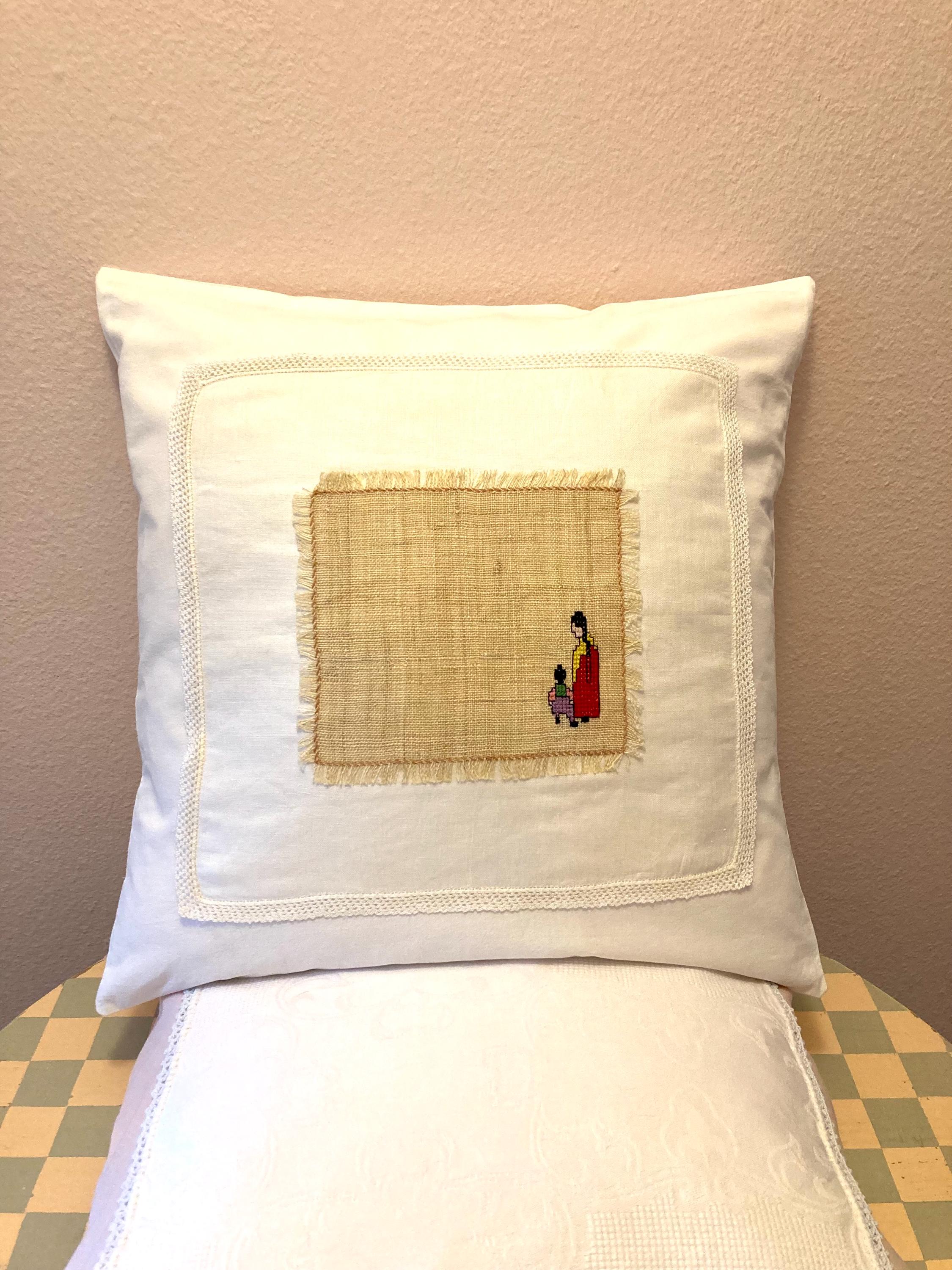 朝鮮 屏風 8曲 手刺繍 シルク リバーシブル 寝室 朝鮮 屏風 8曲 手刺繍