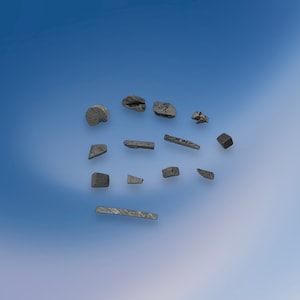 Beautiful Muonionalusta Iron Meteorite Cabochon, Slices / meteor / space rock / inlay / meteorite jewelry.