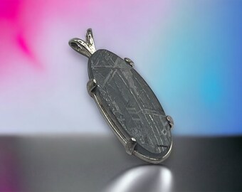 Muonionalusta Meteorit Anhänger: Sterling Silber Schmuck, 6 Jahre