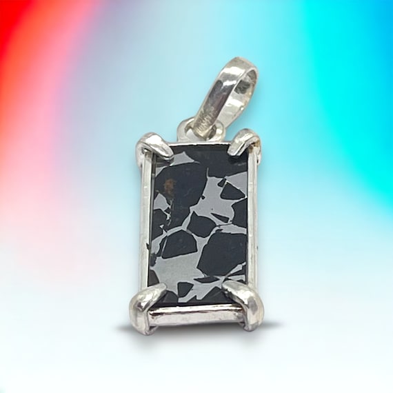 隕石 ペンダント パラサイト隕石 セイムチャン 約27x20x4mm