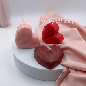 Low Temp Wax Play Candle| Scented Heart Shape Candle| Low Temperature Candle| drip candle| Soy Wax Low Heat Candle 1.24oz, Fun candles, US