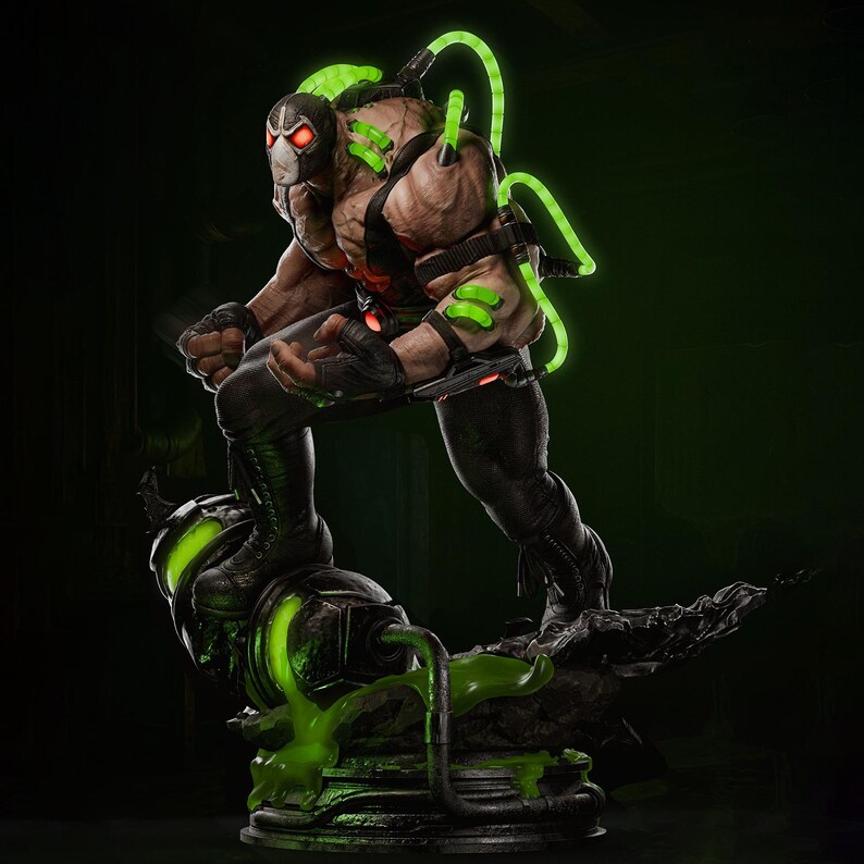 Bane Fanart 1/6 Scale STL Statue + Bust (3D Print File Download) - Etsy