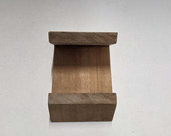 Light Pine Phone Cradle | Landscape Desk Stand | Handmade
