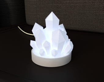 Crystal Lamp STL: Moderne 3D Druck Datei (Digital Download)