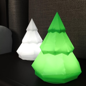 Lamp STL 3D Print File v.8, Christmas Tree | Digital Download for 3D Printing | Modern and Unique Home Decor for Desk and Table