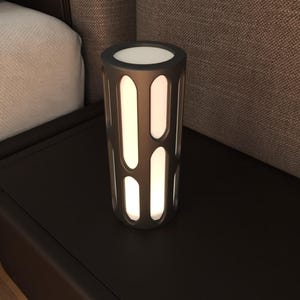Lamp STL 3D Print File v.6, Digital Download for 3D Printing | Modern and Unique Home Decor for Desk and Table