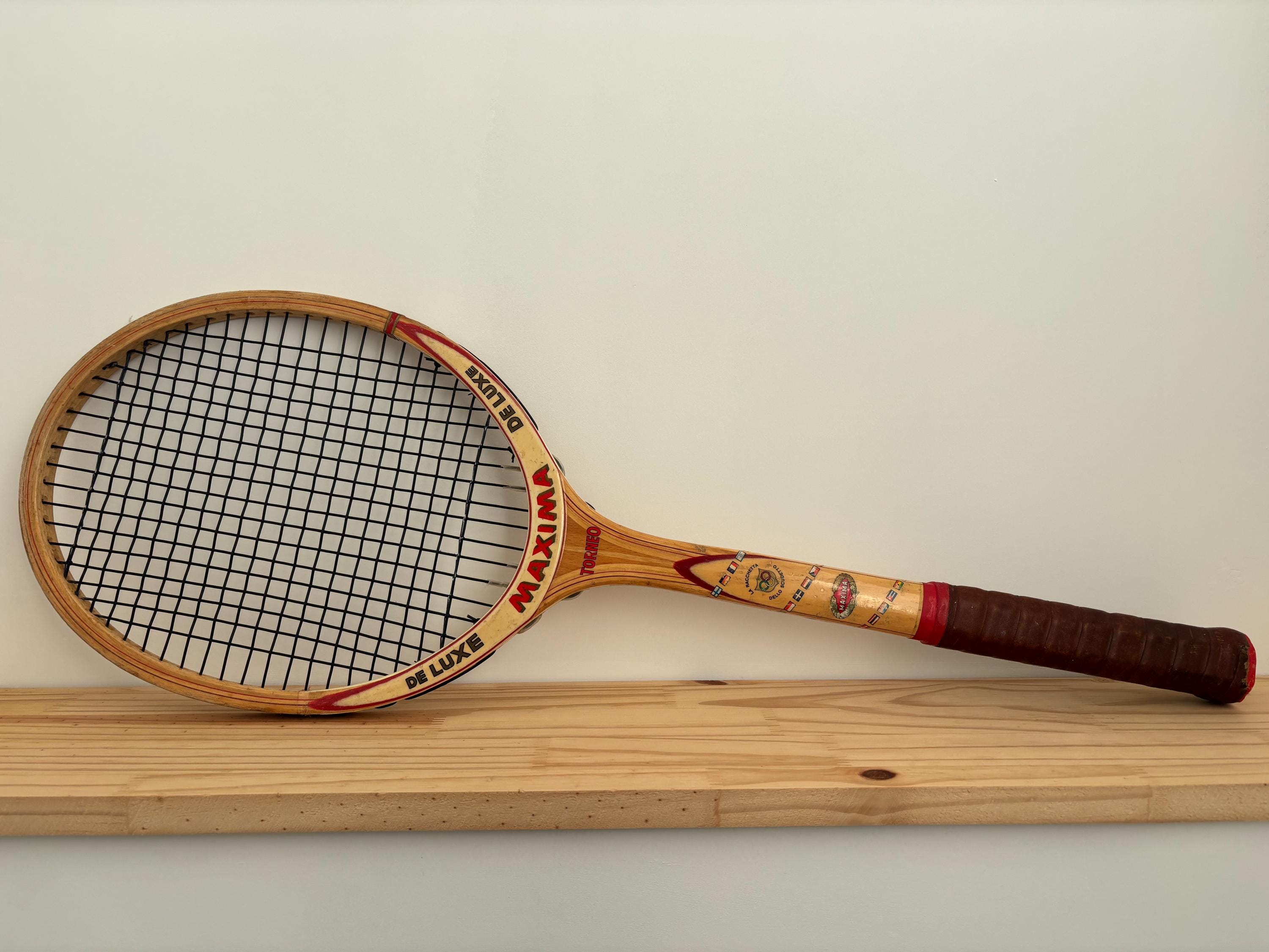 Raquette Tennis Bois Vintage Tabard Dynamical Tecnic - Années 50/60, France