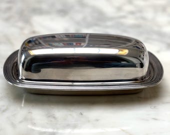Légumier argenté Contours Doucine - Vintage