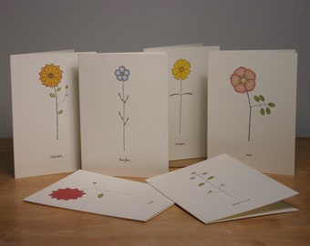 and a brand new box of 6 cards of flowers we all love. spring is on its way