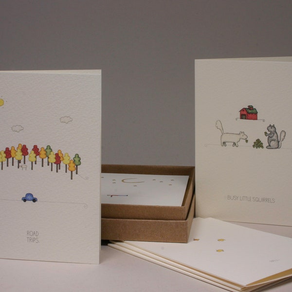 fall cards boxed set.