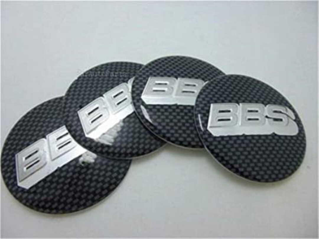 BBS Sticker Badge Wheel Centre Caps Domed Emblem 57mm 65MM 70MM Carbon ...