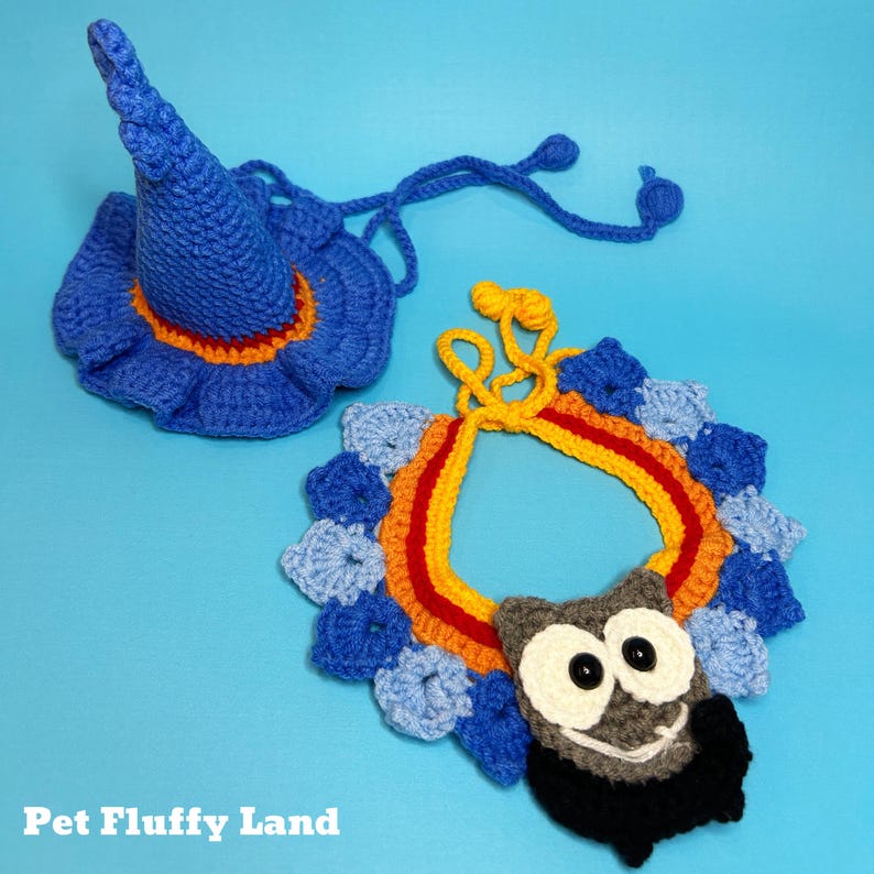 Super Cute Pet Halloween Crochet Costume Halloween Hats Cat Dog Party