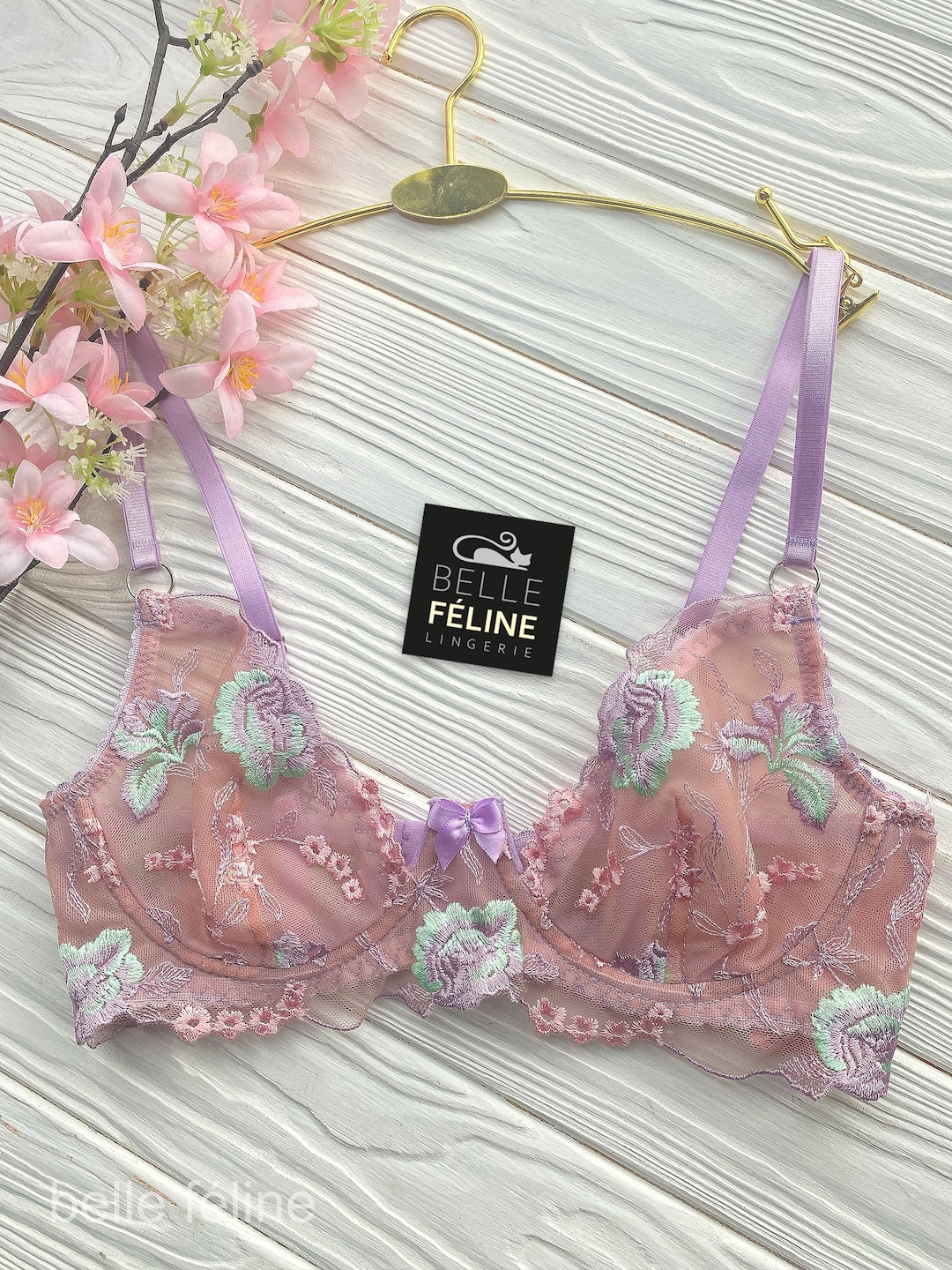 Blush Serenity Lace Lingerie Set main image 1