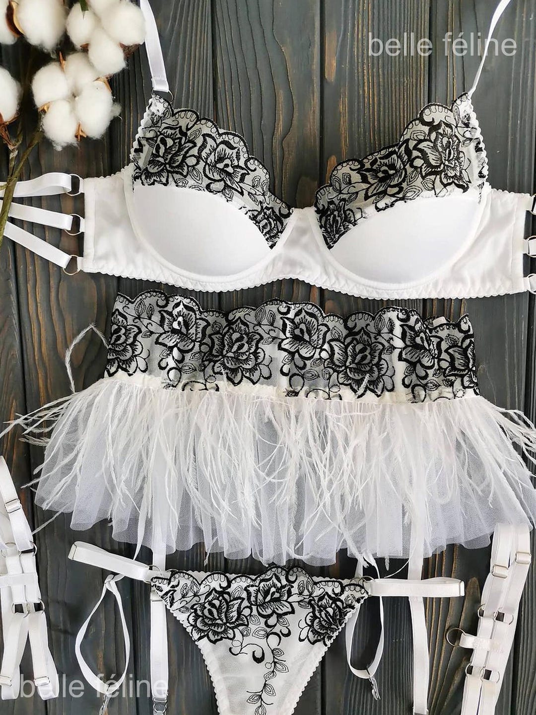 Damen Luxus weiche Spitze Dessous Einteilig
