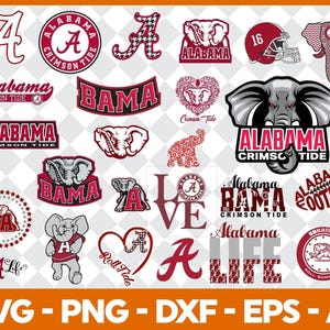 Téléchargement numérique Alabama Crimson Tide, Roll Tide SVG, conception graphique Roll Tide, fichiers haute résolution Crimson Tide, fichiers Alabama Fan Art
