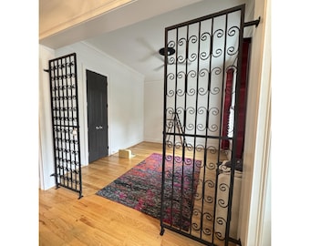 Vintage Charleston Wrought Iron Doors Pair – Estate Salvage Room Dividers