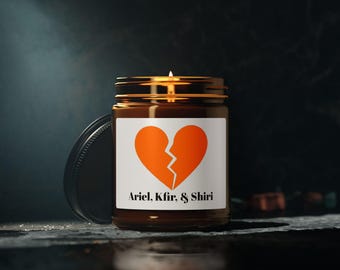 Heartbreak Scented Soy Candle, Aromatherapy Gift, Stress Relief Candle, Home Decor, Relaxing Gift for Her
