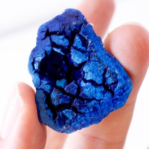 Azurite Geode Half from Russia