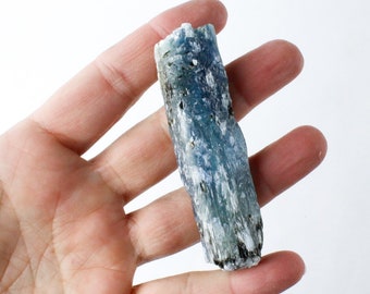 Blue Kyanite and Black Mica Specimen