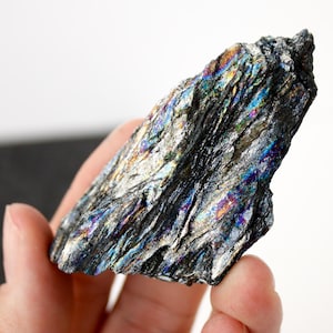 Rainbow Iridescent Hematite Natural Mineral Specimen