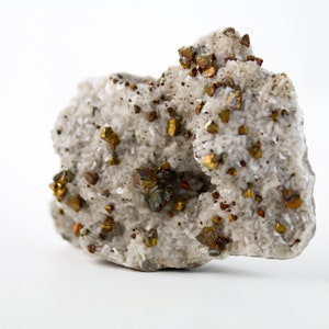 Chalcopyrite on Dolomite from Sweetwater Mine, Missouri