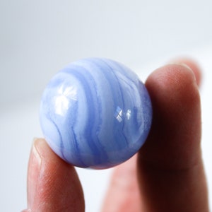 Blue Lace Agate Sphere - Polished Stone Sphere
