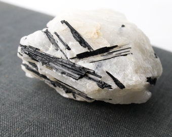 Black Tourmaline Crystals in Quartz