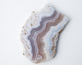 Sowbelly Agate - Amethyst and Agate Colorado Matte Polished Slice