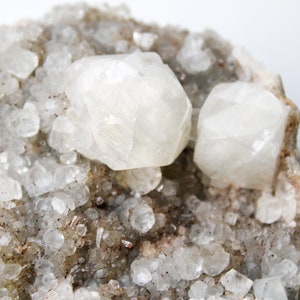 Calcite on Calcite Cluster - UV Mineral Specimen