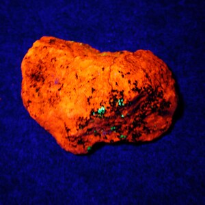 Franklinite with UV Minerals - Fluorescent Mineral