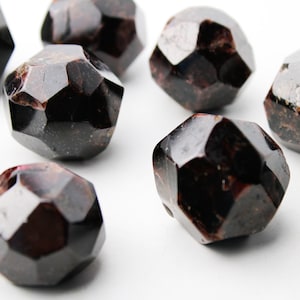 One Polished Garnet - One Almandine Garnet Nugget