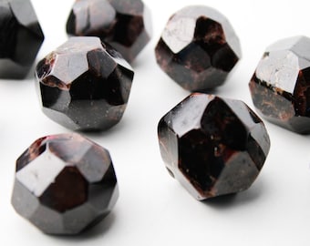 One Polished Garnet - One Almandine Garnet Nugget