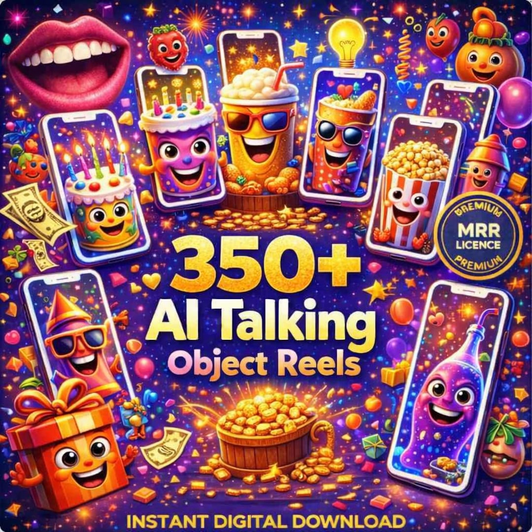Tg Inima Te Objects 350+ AI Animated Object Video Bundle • Viral Content Pack • Youtube ...