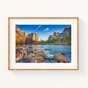 Fine Art Yosemite Valley California Print - National Park Forest Landscape Framed Fine Art Photography Wall Decor